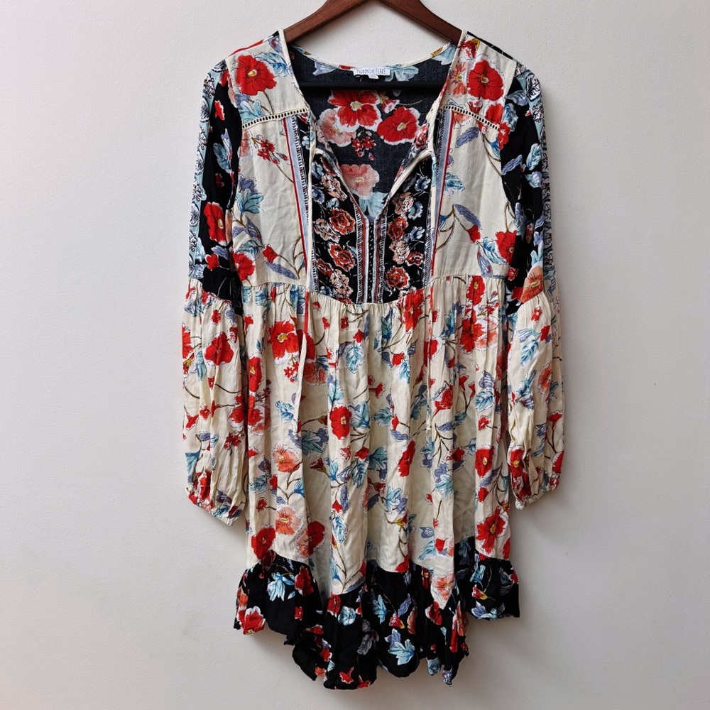 Patrons of Peace Patterned Boho Dress